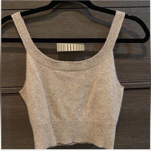 Reformation Cashmere Cropped Tank